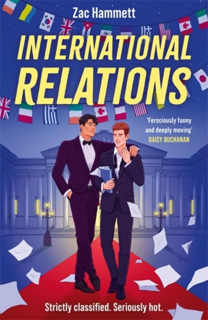 International Relations : A charming fake dating queer romance cover